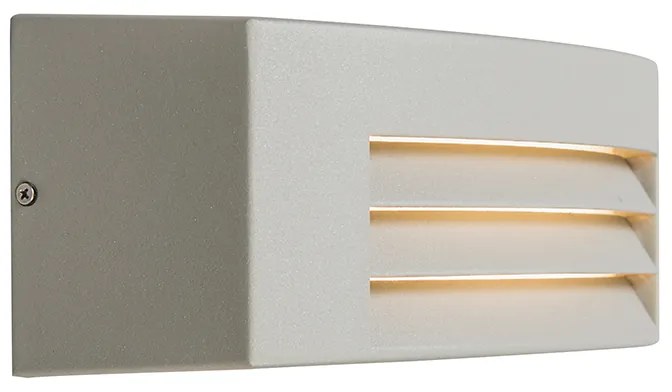 Модерен стенен аплик сив IP44 - Hurricane 1