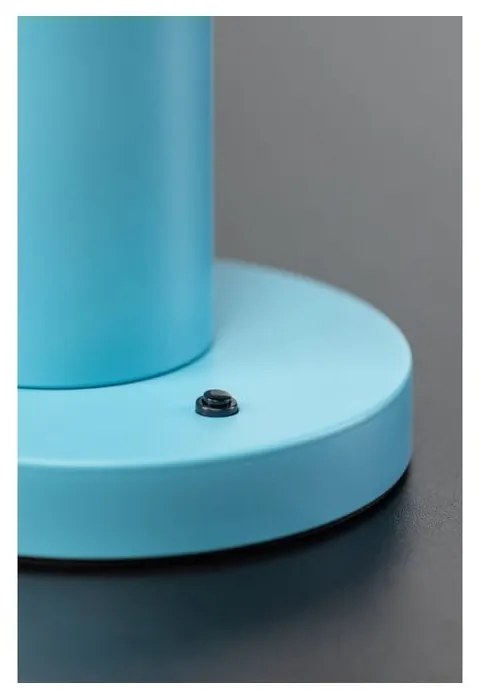 Светлосиня настолна лампа с метален абажур (височина 50 cm) Mouse – GTV