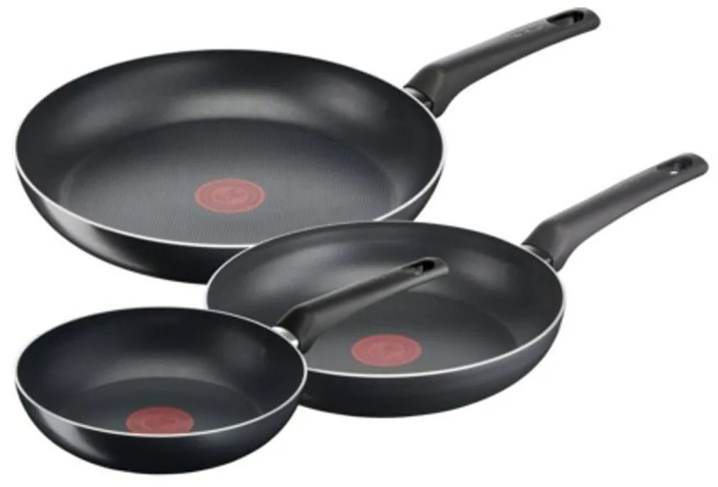 Комплект Тигани Tefal B5569153 Черен Алуминий (3 броя)