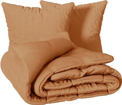 Спално бельо atmosphera Irhia, Теракота, 240×220 cm