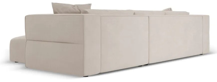 Бежов ъглов диван, десен ъгъл Esther – Milo Casa