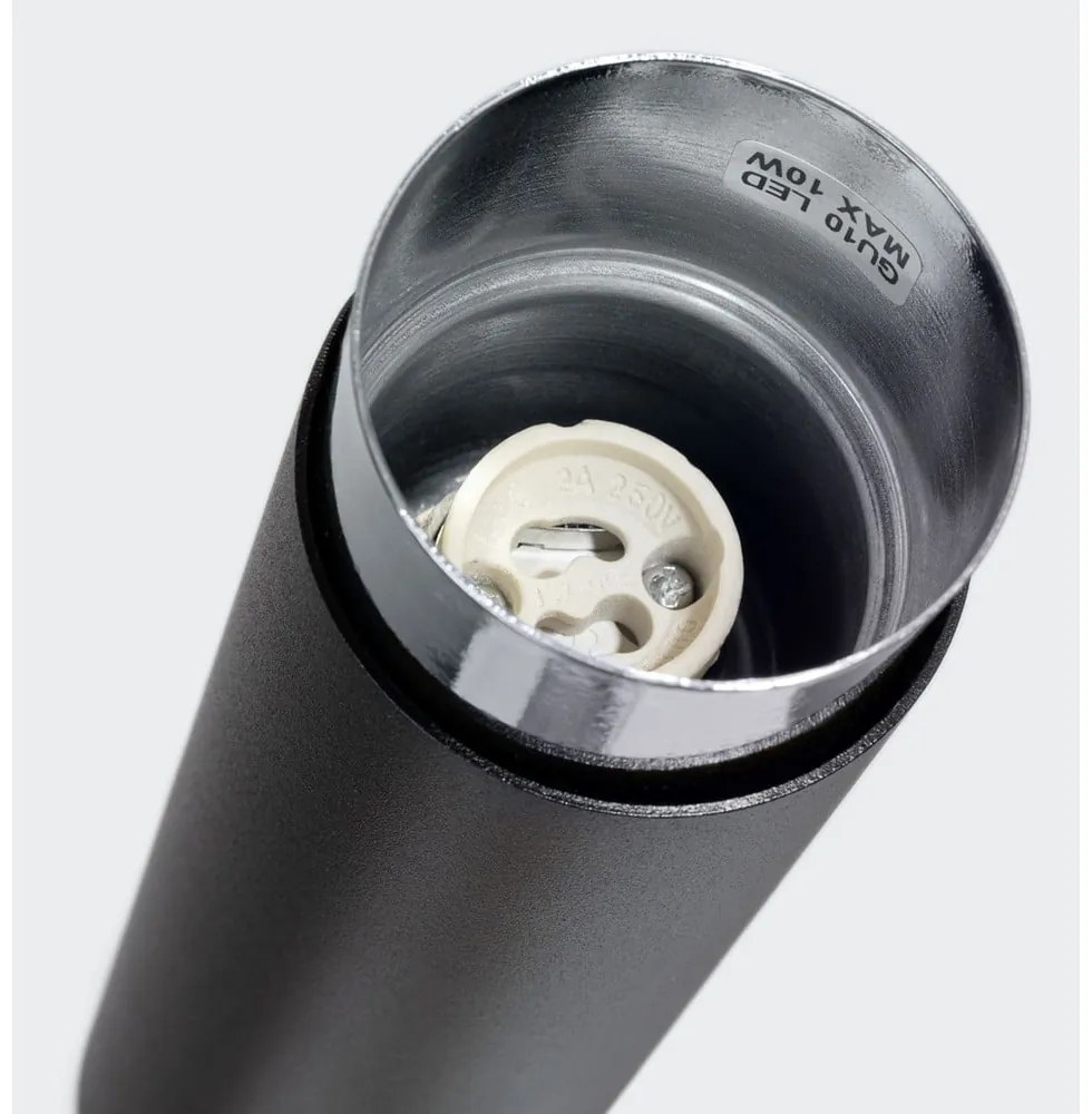 Осветително тяло за таван в черен и сребрист цвят Crown – Sollux