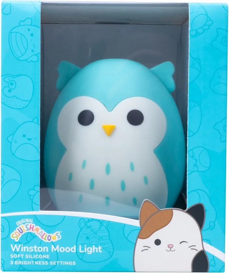 Синя детска нощна лампа Fizz Winston – SQUISHMALLOWS