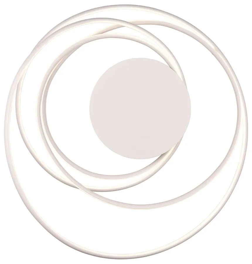 Бяла LED светлина за таван с метален абажур Nala - Trio Select