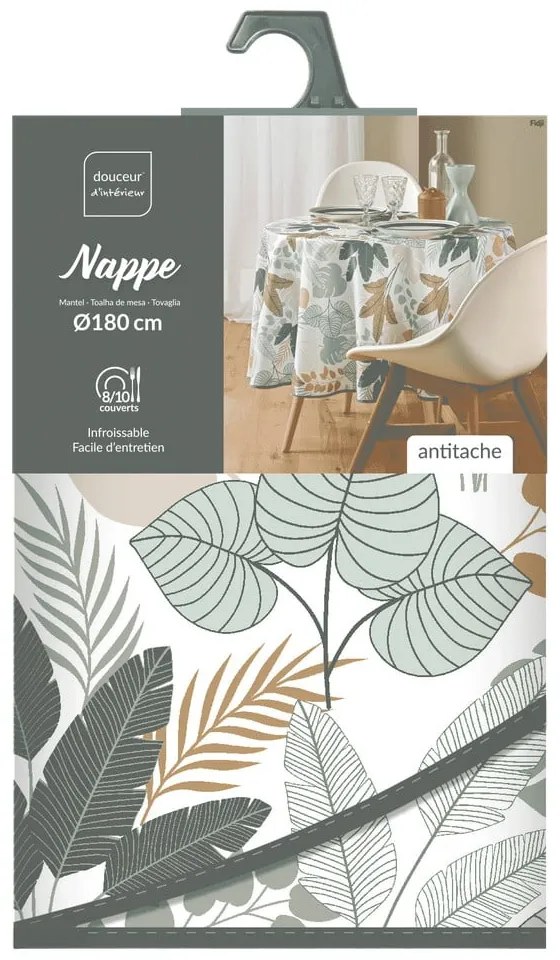 Покривка за маса ø 180 cm Fidji – douceur d'intérieur