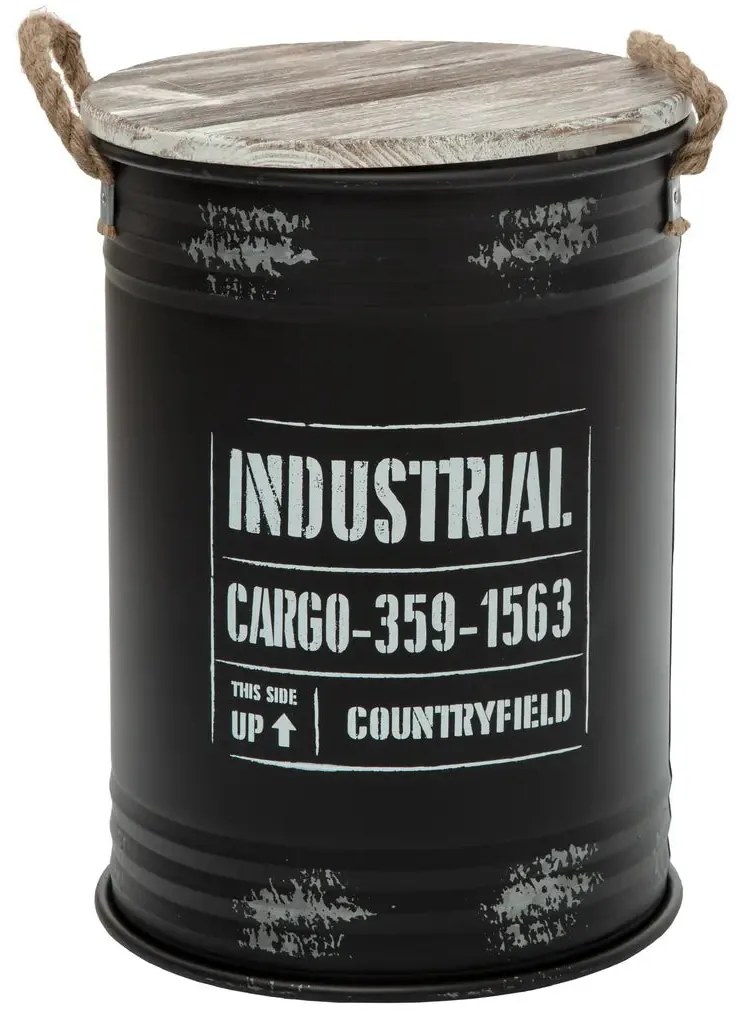 Сет кутии за съхранение atmosphera Bill, Метал, 36/25/30 cm, 3бр - Натурален