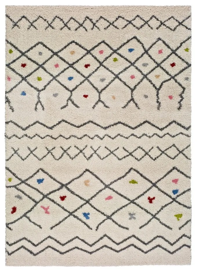 Бял килим Kasbah Puro, 80 x 150 cm - Universal