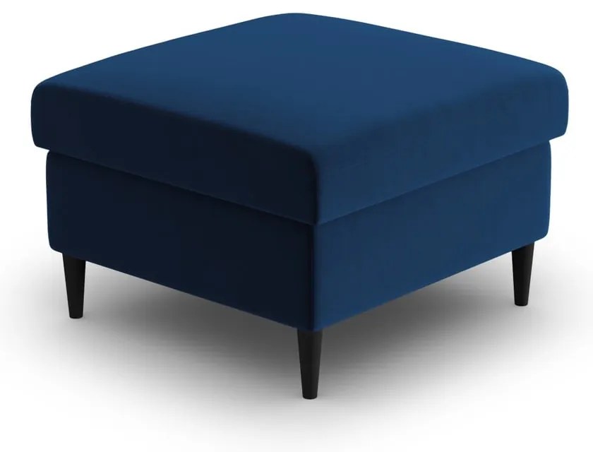 Синя кадифена табуретка Kyoto – Cosmopolitan Design