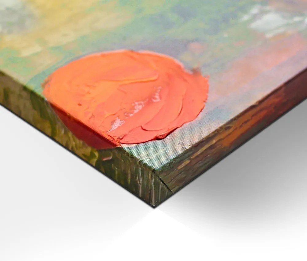Картина с ръчно рисувани елементи 70x100 cm Oranges – Styler