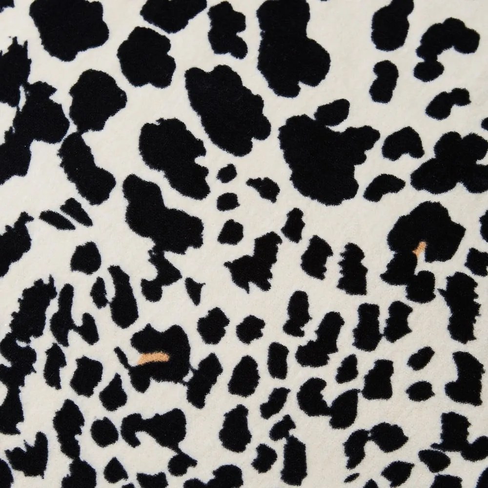 Черно-бежова памучна плажна кърпа 78x200 cm Leopard – Catherine Lansfield