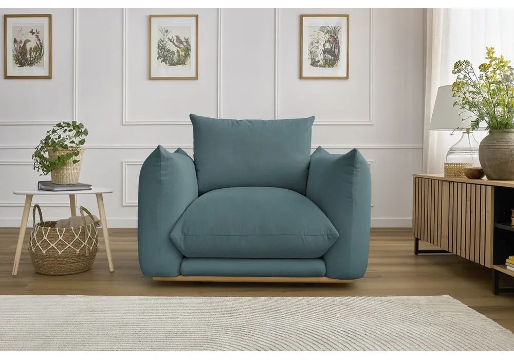 Синьо кресло Ernest – Bobochic Paris