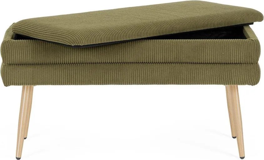 Зелена подплатена пейка Olga – Bizzotto