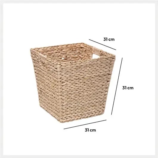 Кутия за съхранение 5five Mix & Modul, Рогозка, 31x31 cm