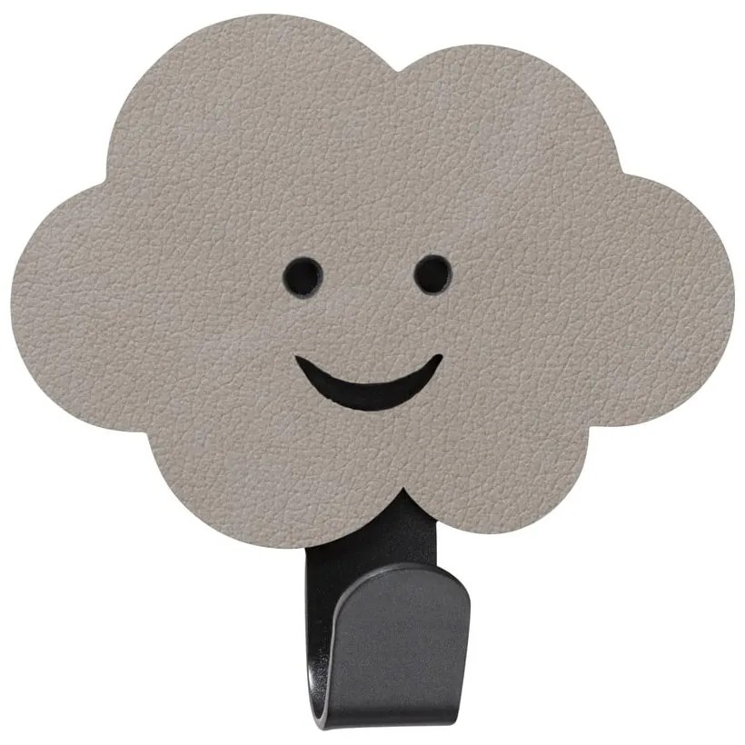 Сива стоманена кука без пробиване Cloud Nupo – LIND DNA