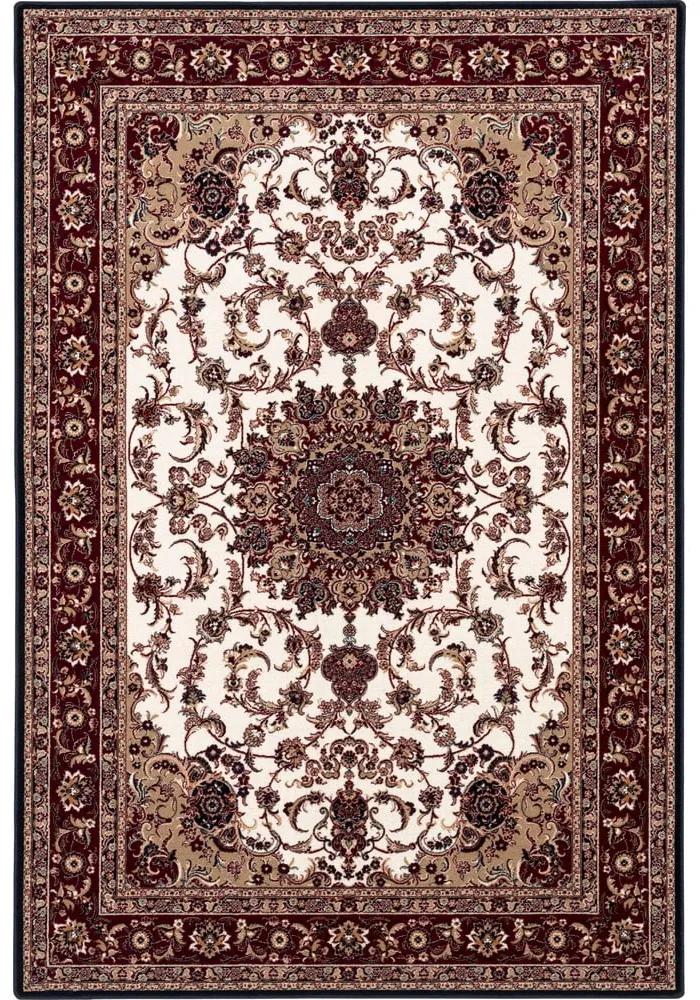 Червен вълнен килим 133x180 cm Beatrice - Agnella