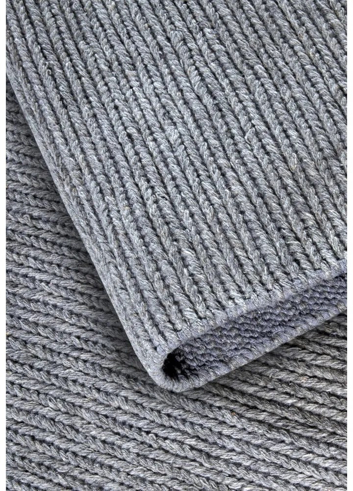 Сив ръчно изработен вълнен килим 60x90 cm Francois – Villeroy&Boch