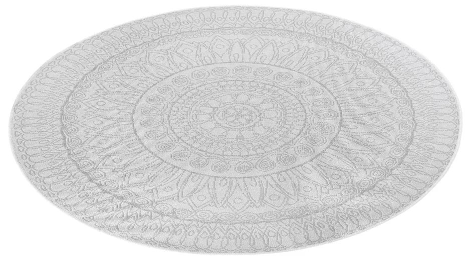 Светлосив кръгъл килим ø 120 cm Spirit - Hanse Home