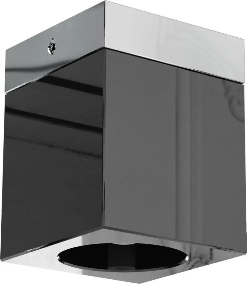 Open Design OR81046 - Точково осветително тяло CUBO 1xG9/8W/230V черно/лъскав хром