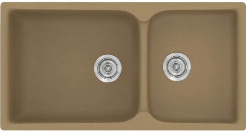 Мивка Sanitec 307-Metallic Coffee