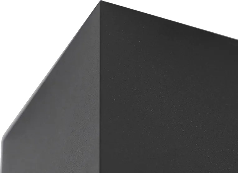 Интелигентен дизайнерски прожектор черен вкл. WiFi GU10 - Qubo Honey