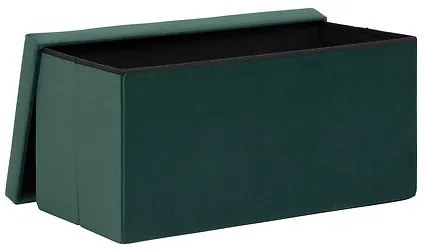 Пейка със съхранение atmosphera Tess, Кадифе, Сгъваема - Амбър