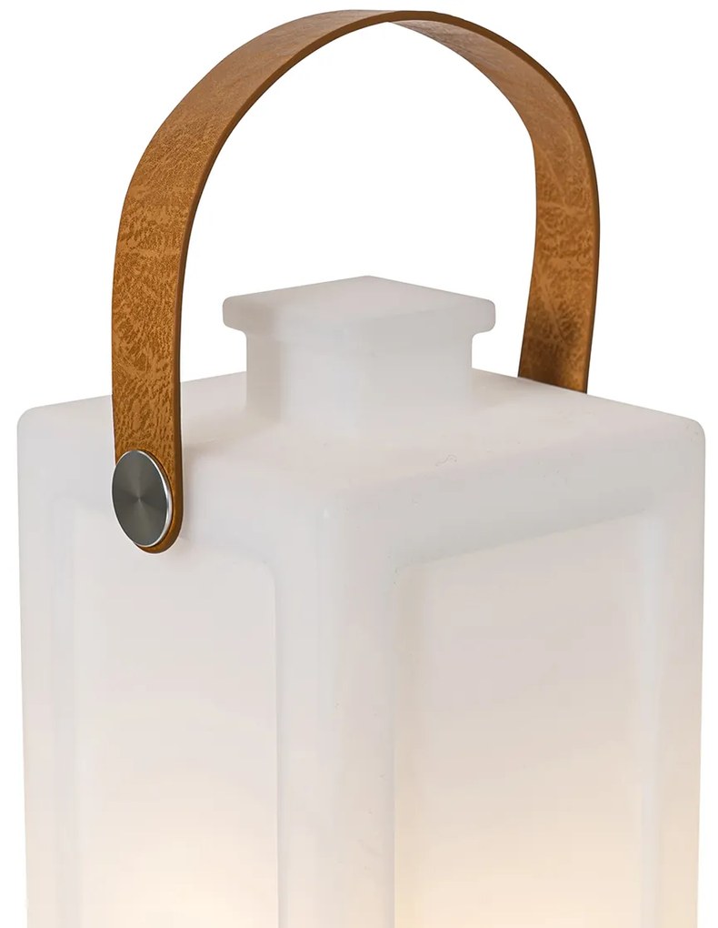 Комплект от 2 настолни лампи бял ефект на пламък презареждаеми IP44 - Stard