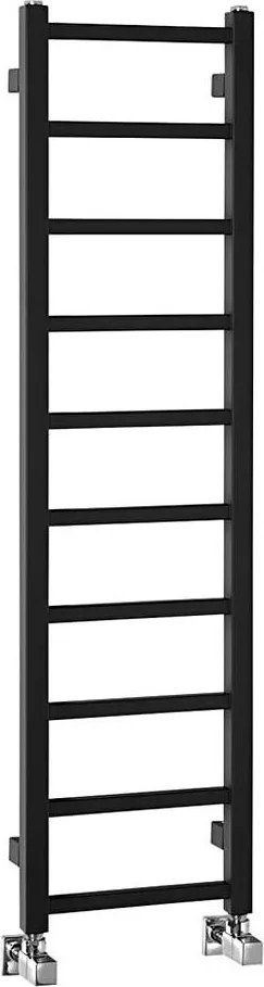 Sapho - Радиатор за баня METRO LIGHT 211W 30x114 cm, матов черен
