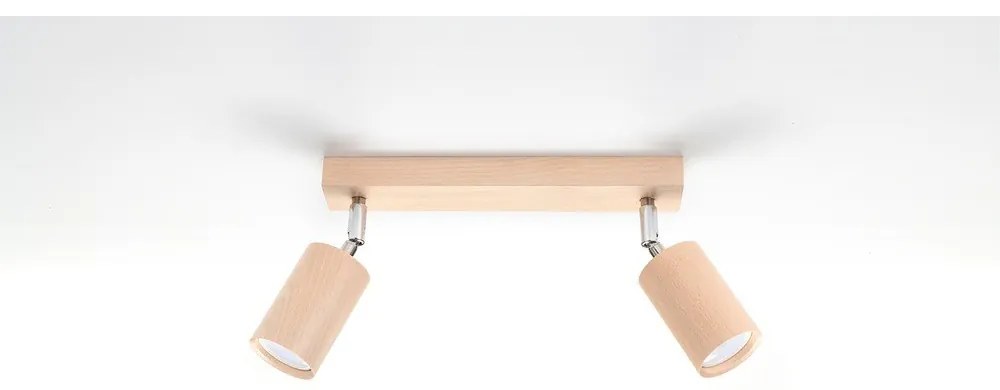 Дървена светлина за таван Ludwik - Sollux