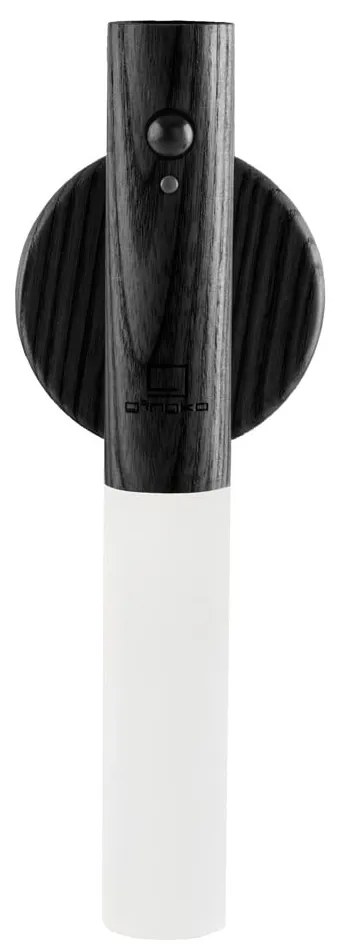 Черна LED стенна лампа с USB Baton – Gingko