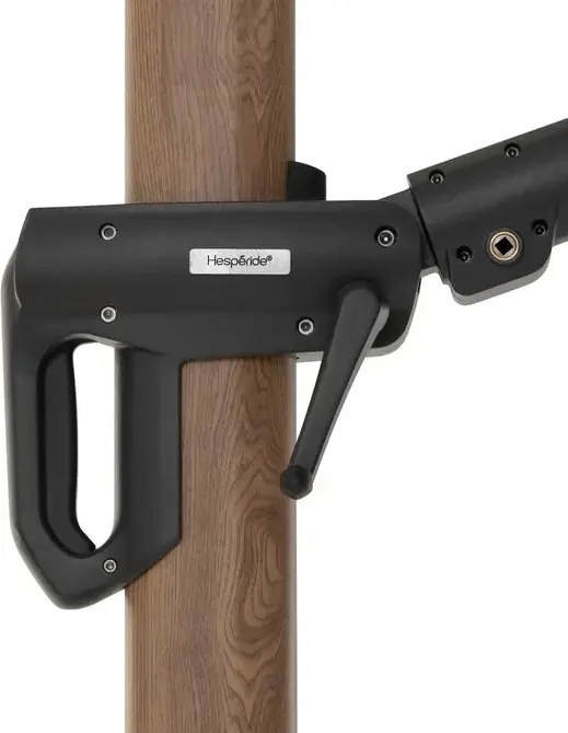 Градински чадър със странична стойка Hesperide Tikeo, Накланящ се, Цвят Платина, 4.2x3 m