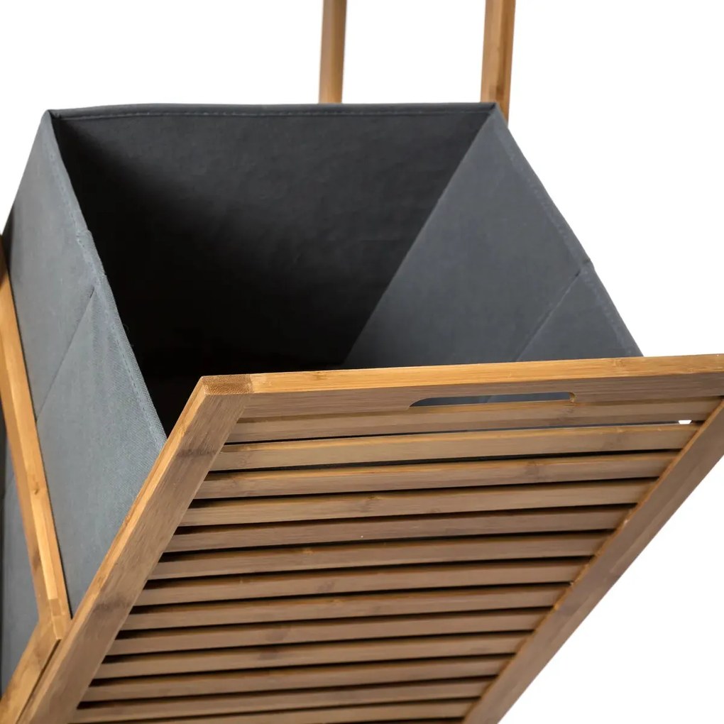 Етажерка за баня 5five Mix n'Modul, С кош за пране