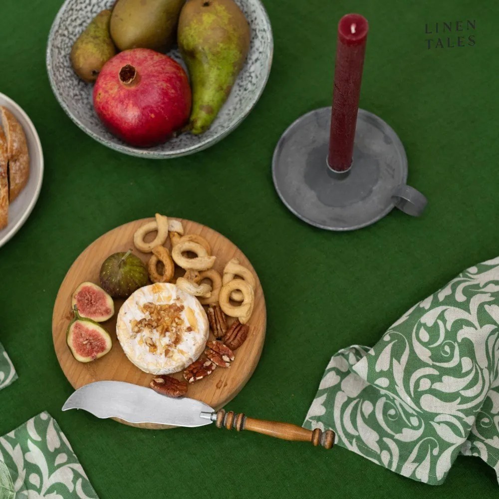 Ленена покривка за маса 140x140 cm True Green – Linen Tales