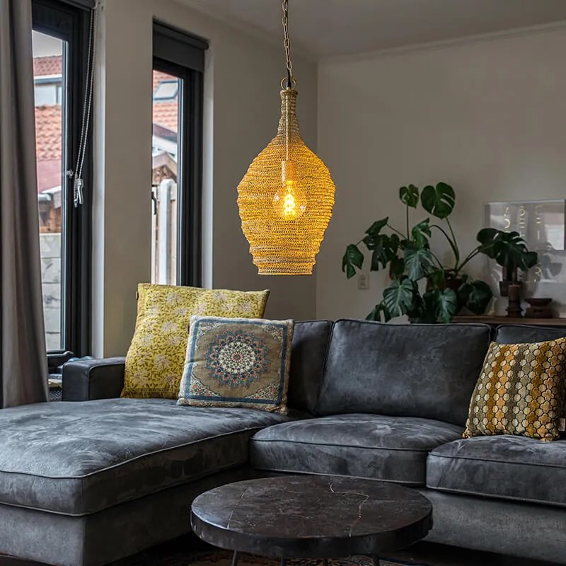 Ориенталски висящ аплик златен 30 см - Nidum