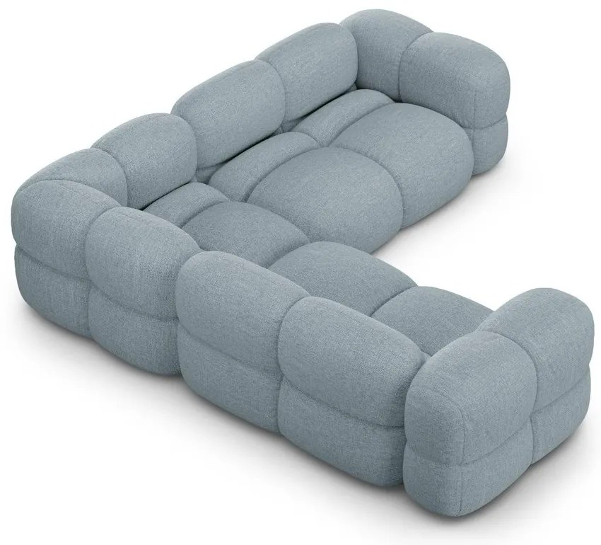 Светлосин ъглов диван Loretto – Cosmopolitan Design