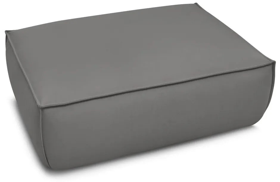 Сива табуретка от изкуствена кожа Boheme – Bobochic Paris