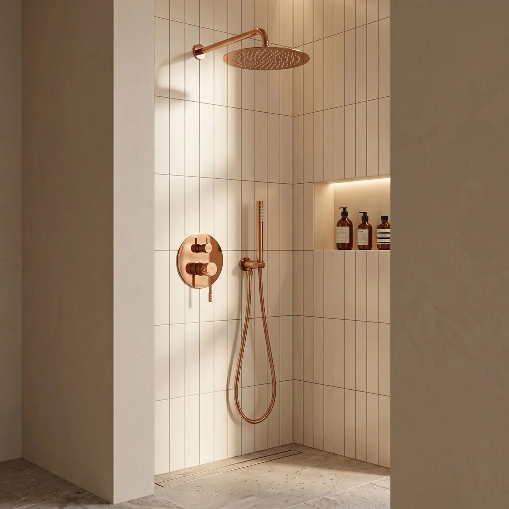 Душ система за вграждане Rea Venti Copper + BOX