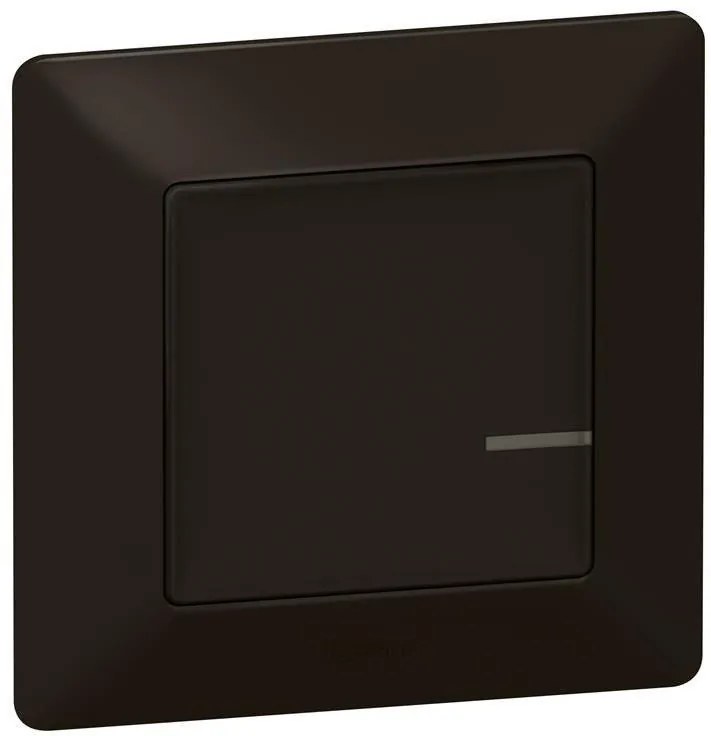 Netatmo Ключ/димер с компенсатор жичен Smart Valena Life Черен с рамка Legrand  - 756384