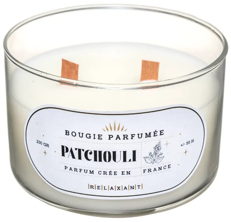 Ароматна свещ atmosphera Snow, Стъкло, 470 g - Jasmine