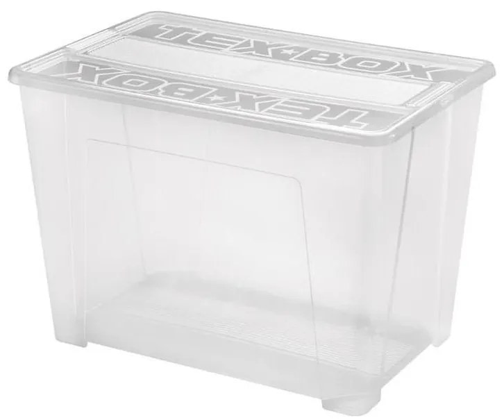 Кутия за съхранение TEX BOX 70 л прозрачна