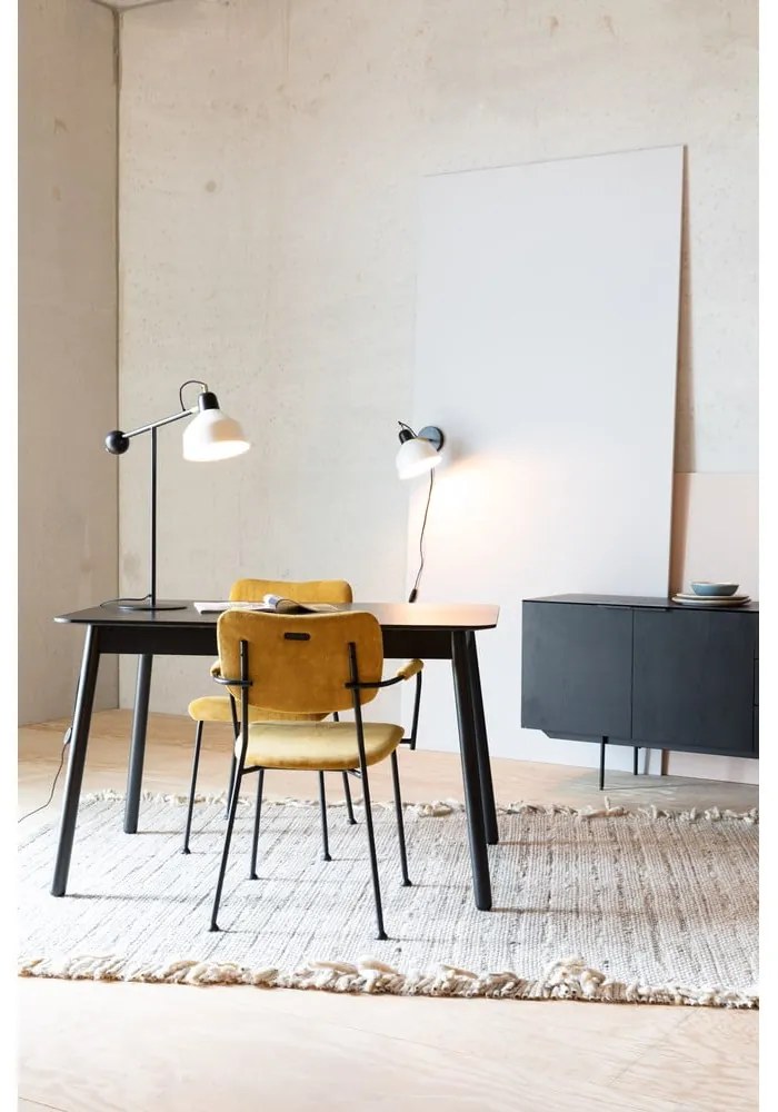 Жълти трапезни столове в комплект от 2 броя Benson - Zuiver