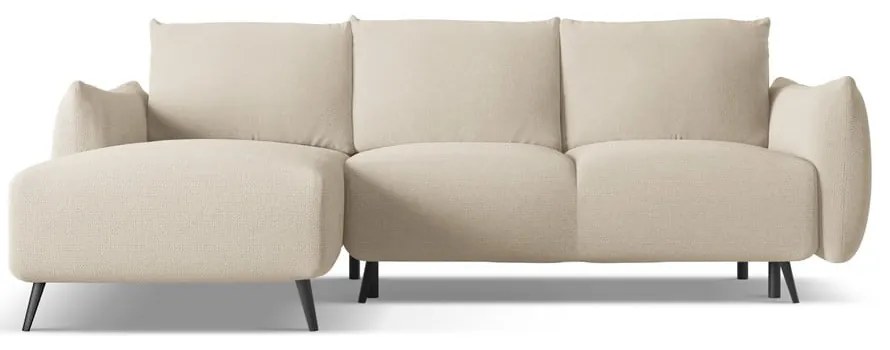 Бежов ъглов диван (ляв ъгъл) Malie – Makamii