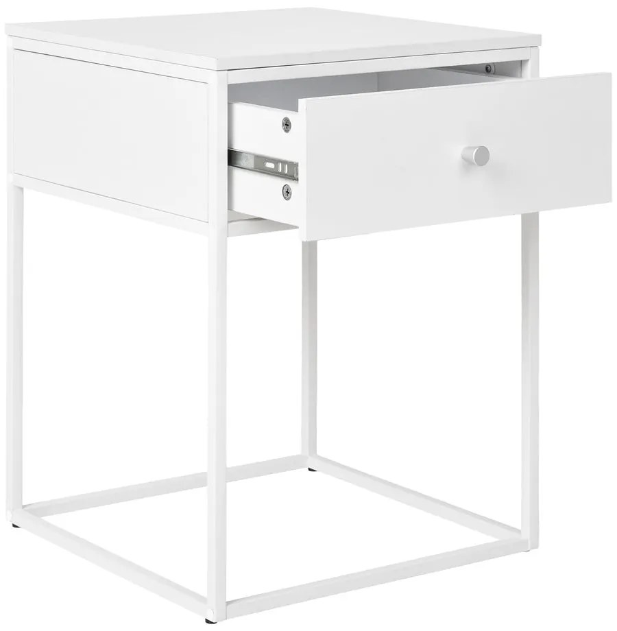 Бяло нощно шкафче Vita – House Nordic