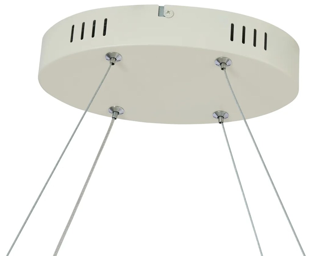Скандинавска висяща лампа бежова 110 см вкл. LED 3-степенно димиране - Circuit