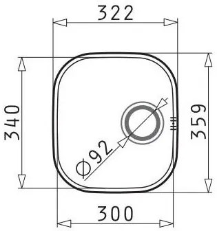 Измийте Pyramis IRIS 1B-30X34