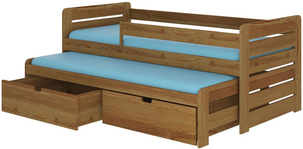 Бебешко Детско легло Mirko-200 x 90-With protector-Drus