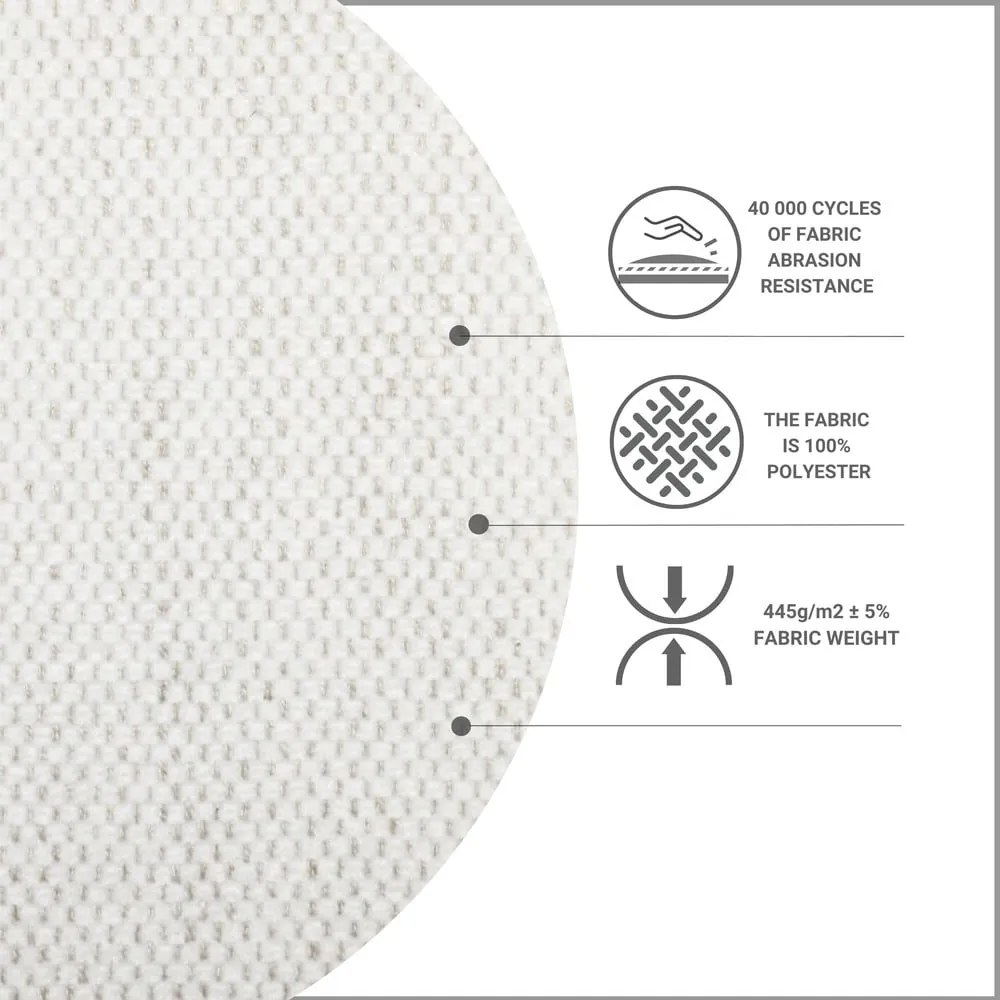 Кремаво боксспринг легло с място за съхранение 180x200 cm Araya – Maison de Rêve