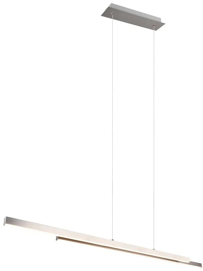 LED висящо осветително тяло сребристо Odio – Reality