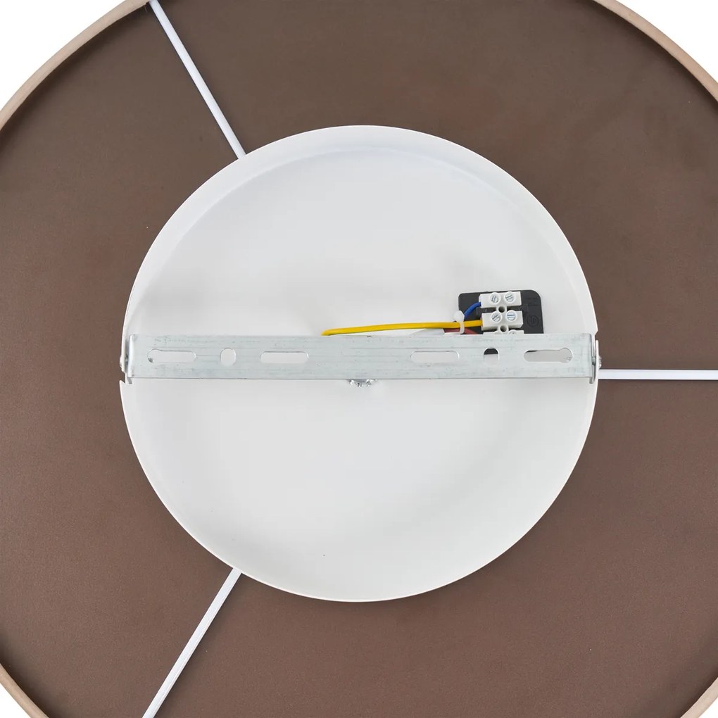 Модерна таванна лампа бежов плат вкл. LED 3-степенно димиране - Bredow