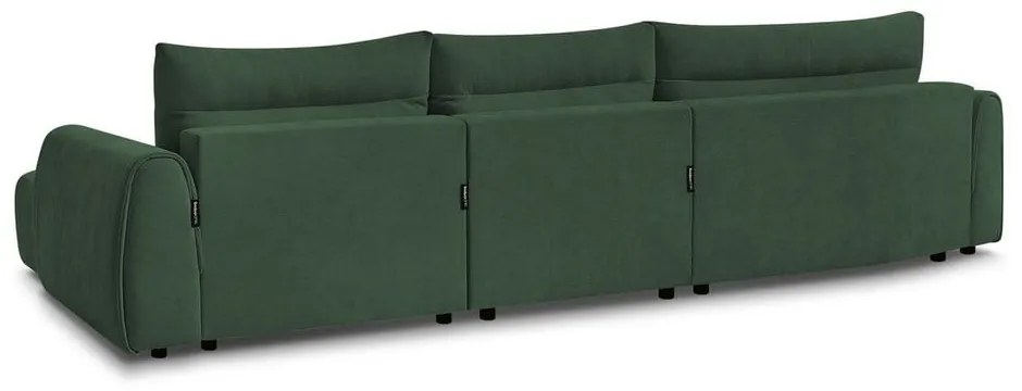 Тъмнозелен ъглов диван Aden – Bobochic Paris