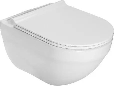 Тоалетна чиния за стенен монтаж, Hebe Rimless